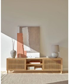 Szafka pod TV w dekorze dębu 180x50 cm Beyla – Kave Home