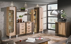 Komoda PALMERO 80 cm do Salonu Sypialni Brązowy
