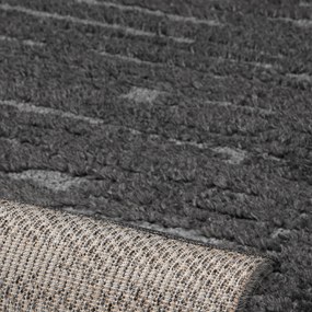 Dywan nowoczesny Alma Pasy ciemne szare 200 cm x 290 cm