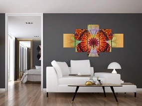 Obraz - Etno motyl (125x70 cm)