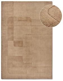 Beżowy wełniany dywan tkany ręcznie 190x280 cm Charlotte – Villeroy&Boch