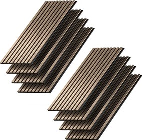 Panele ścienne orzech włoski 120x1.8x40 akustikpaneel