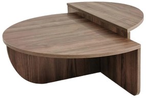 Zestaw 2 stolików kawowych: Naturalny – ALOEVA