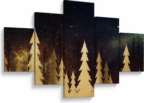 Obraz - Złota noc (125x70 cm)