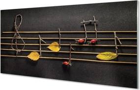 Szklany Panel Ekologiczny Zapis Nutowy