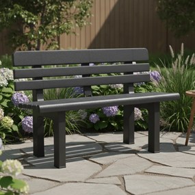 Ławka ogrodowa GENZIANA, 110x52x71cm, antracytowa I.P.A.E-Progarden