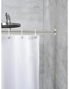 Drążek teleskopowy w kolorze srebra do łazienki Wenko Luz, dł. 110-185 cm