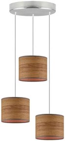 Regulowany żyrandol z abażurami na stalowym stelażu - S4-G68