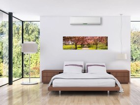 Obraz - sad czereśniowy (170x50 cm)