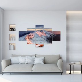 Obraz - Zimowa panorama górska II. (125x70 cm)