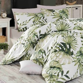 BedTex Pościel bawełniana Botanic, 160 x 200 cm, 2 x 70 x 80 cm, 160 x 200 cm, 2 szt. 70 x 80 cm