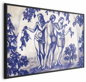 Plakat Antyczna winnica 90x60cm z ramą czarną bez marginesu ARTGEIST B
