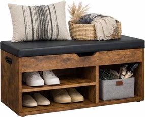 Rustykalna Szafka Na Buty Z Siedziskiem A7-B99