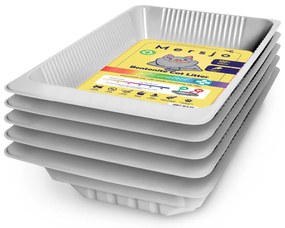 5x Kuweta jednorazowa, żwirek bentonitowy dla kota PH CONTROL z tacką 5x2,7l + 5x szufelka