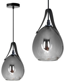 Lampa Wisząca APP1774-1CP BLACK GREY