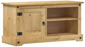 Sosnowa szafka pod telewizor z drzwiczkami C7-T17
