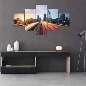 Obraz - Droga wielkiego miasta (125x70 cm)