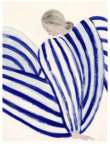 Plakat 50x70 cm Blue Stripe at Concorde – Sofia Lind – The Poster Club