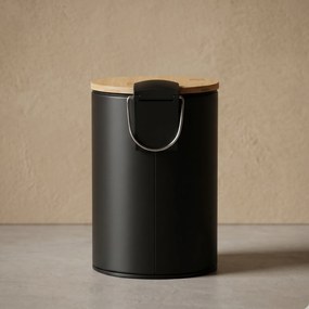 Kosz łazienkowy z bambusem ZETRU, 3 l