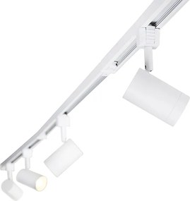 Nowoczesny system szynowy 1-fazowy z 14 reflektorami biały - Jeana