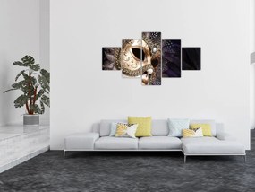 Obraz rzeźby z drapakiem (125x70 cm)