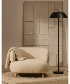 Kremowy fotel z materiału bouclé Ulit – Kave Home
