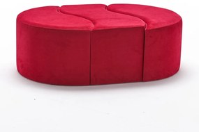 Stołek Alya Pouf Czerwony