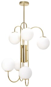 Lampa Wisząca APP1003-6CP Złota