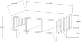 Stolik konferencyjny Bert Walnut
