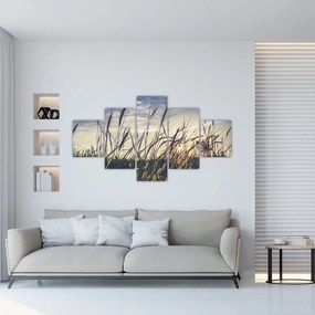 Obraz kwiatów łąkowych (125x70 cm)