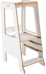Kitchen helper scandi pomocnik kuchenny dla dziecka, biały - meowbaby®