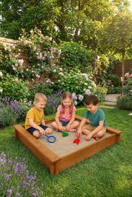 Klasyczna drewniana piaskownica A8-K79