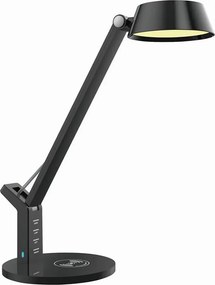 Nowoczesna dotykowa czarna lampka - A7-K37