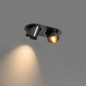 Okrągły podtynkowy reflektor GU10 50 mm 2-punktowy - Installa