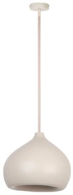 Lampa wisząca MAURO M 32cm, kolor beżowy – lampa do nowoczesnej jadalni