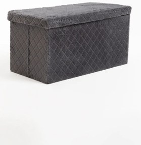 Pufa do przechowywania Dico 76 cm aksamitna