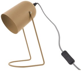Brązowa lampa stołowa Leitmotiv Enchant, wys. 30 cm
