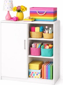 Biała komoda z drzwiczkami C6-T13