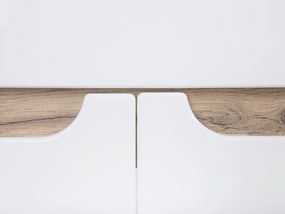 Stojąca szafka z umywalką wpuszczaną Bali 60 cm, biała