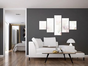 Obraz delikatnych kwiatów (125x70 cm)