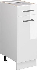 Szafka dolna do kuchni biały wysoki połysk 30x46x81.6 r-line