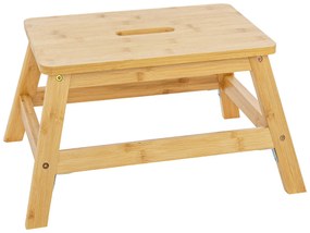 Stołeczek drewniany BAMBOO, 1 stopień