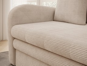 Beżowa 2-osobowa sofa ARIO JARELL, rozkładana