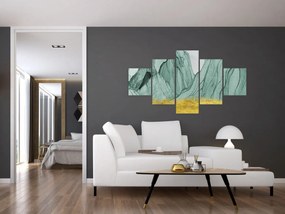 Obraz - Emerald Mountains N⁰1 (125x70 cm)