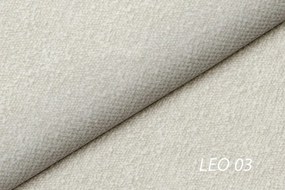 Łóżko sypialniane Bellmora 160x200 - beżowa tkanina łatwoczyszcząca Leo 03