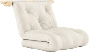 Lniany fotel w naturalnym kolorze Hooked – Karup Design