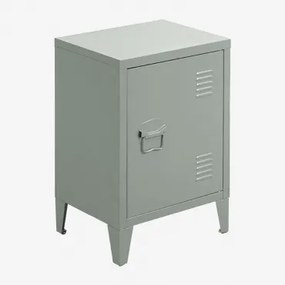 Stolik Pomocniczy Z Szafką Z Stali Pohpli Awokado - Sklum