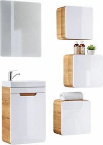 Nowoczesny zestaw mebli łazienkowych 40 cm C7-D76