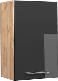 Szafka ścienna antracyt wysoki połysk 45x34.1x72 fame-line