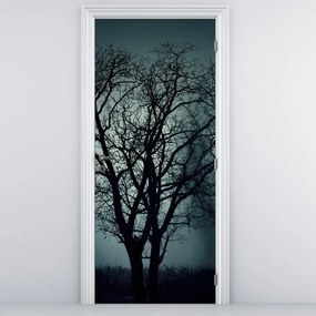 Fototapeta na drzwi - Drzewo w zaćmieniu (95x205cm)
